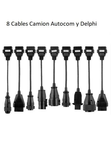 Cables Autocom y Delphi Camión