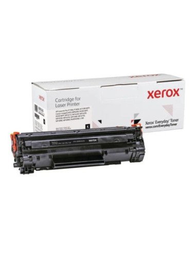 Tóner compatible xerox 006r03630 compatible con hp ce278a/crg-126/crg-128/ 2100 páginas/ negro