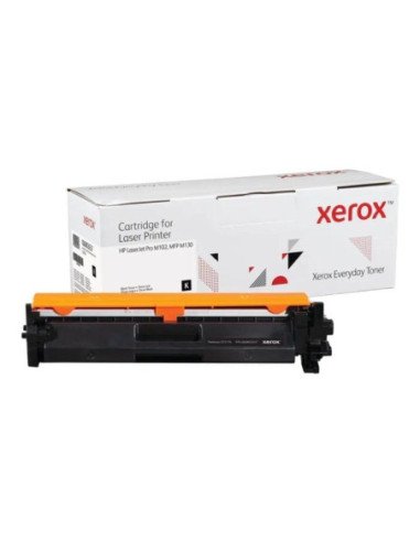 Tóner compatible xerox 006r03637 compatible con hp cf217a/ 1600 páginas/ negro