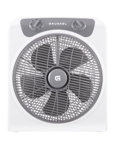 Ventilador de suelo grunkel box fan/ 45w/ 5 aspas 30cm/ 3 velocidades