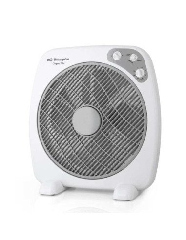 Ventilador de suelo orbegozo box fan bf 0140/ 60w/ 4 aspas 40cm/ 3 velocidades