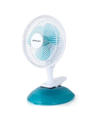 Ventilador de sobremesa orbegozo tf 0219/ 8w/ 3 aspas 15cm/ 2 velocidades