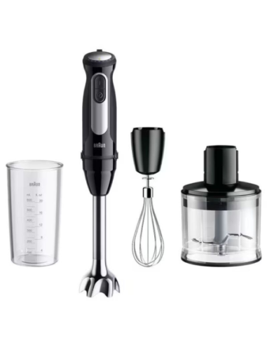 Batidora de mano braun multiquick 5 pro hand blender mq 55236 m/ 1000w/ 26 velocidades