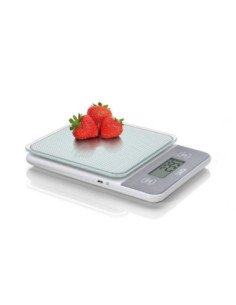 Báscula de cocina electrónica laica ks1320/ hasta 5kg/ plata