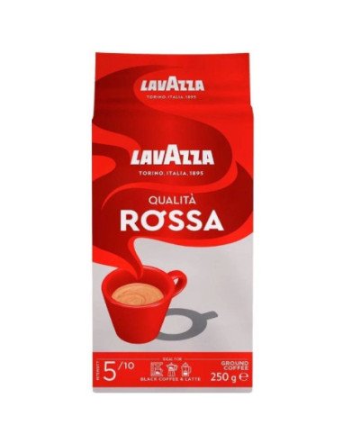 Café molido lavazza qualità rossa/ 250g