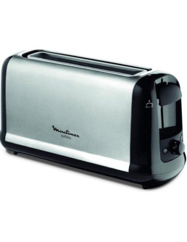 Tostador moulinex subito select ls260800/ 1000w/ plateado y negro