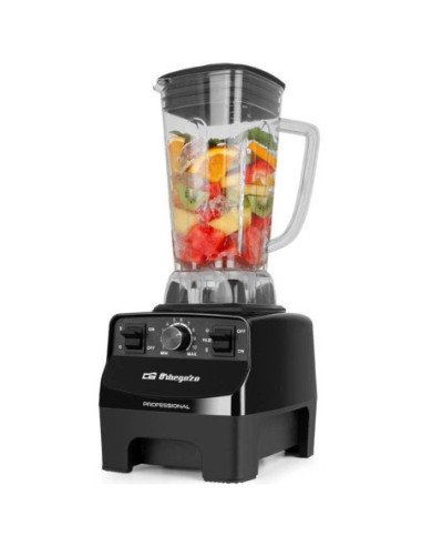 Batidora de vaso orbegozo bv 9650 a/ 1500w/ 10 velocidades/ capacidad 2l