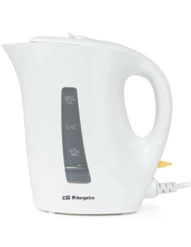 Hervidor de agua orbegozo kt 4150/ 1200w/ capacidad 1l