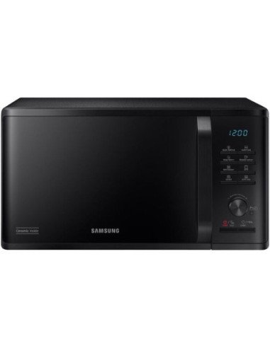 Microondas samsung mg23k3515ak/e1/ 1250w/ capacidad 23l/ función grill/ negro