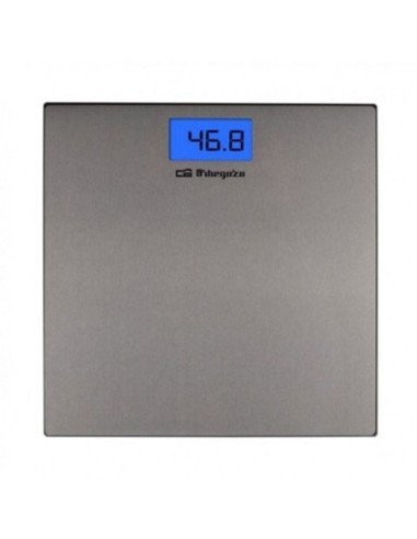 Báscula de baño orbegozo pb-2222 a/ hasta 150kg/ gris