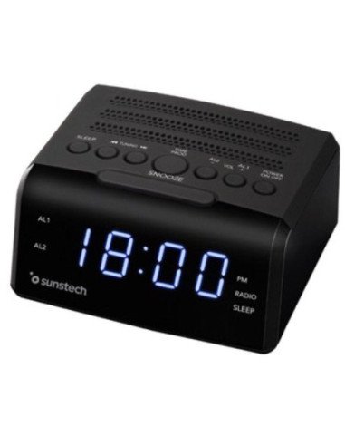 Despertador sunstech frd35u/ radio fm