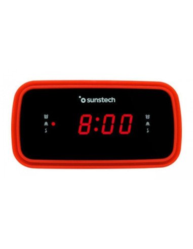 Despertador sunstech frd60rd/ radio fm