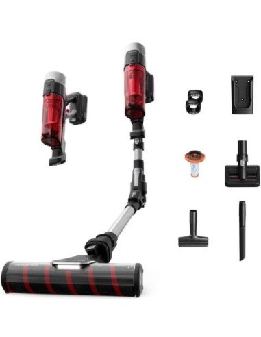 Aspirador escoba con batería rowenta x-force flex 9.60/ 250w/ autonomía 45 min