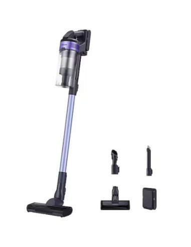 Aspirador escoba con batería samsung jet 60 turbo/ 150w/ autonomía 40 min