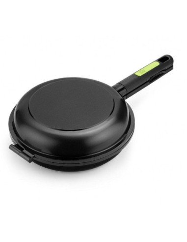 Sartén dupla para tortillas bra prior a121465/24cm/ aluminio fundido/ apta para inducción