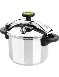 Olla a presión monix classica m530001/22cm/ 4l/ acero inoxidable/ apta para inducción