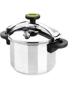 Olla a presión monix classica m530002/22cm/ 6l/ acero inoxidable/ apta para inducción